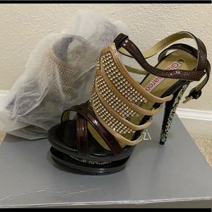 NEW Gianmarco Lorenzi Sandals, Size 36